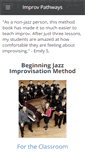 Mobile Screenshot of improvpathways.com