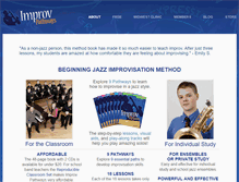 Tablet Screenshot of improvpathways.com